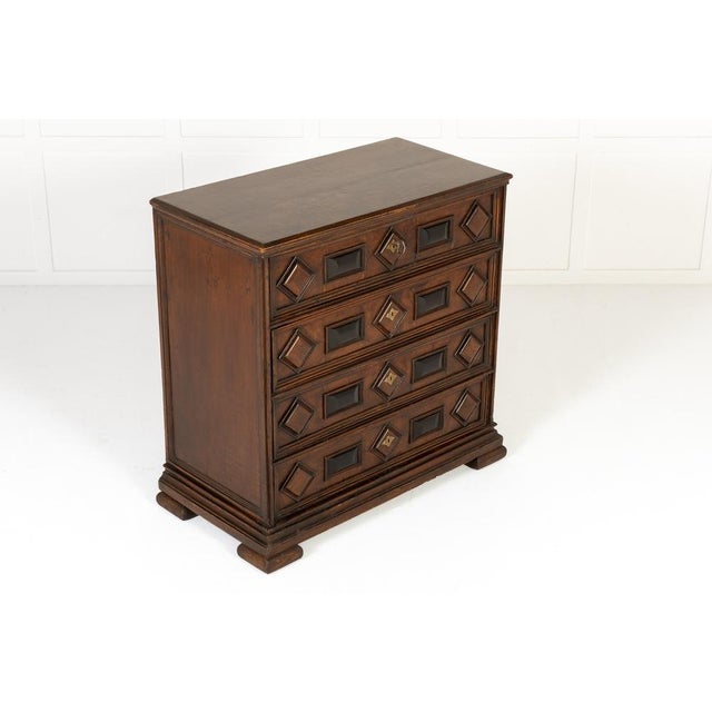 Brown Early 18th Century Italian Walnut Chest of Drawers For Sale - Image 8 of 11