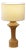 Vintage Oak Table Lamp, 1950s For Sale