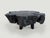Contemporary Andrianna Shamaris Charred Mango Wood Coffee Table, Organic Modern Design For Sale - Image 3 of 6