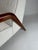 1950s Mid-Century Italian Armchair in Wood and Fabric in the style of Paolo Buffa, 1950 For Sale - Image 5 of 12