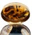 19th Century 3 Victorian Snuff Boxes Gilt Metal and Banded Agate For Sale In Palm Springs - Image 6 of 12