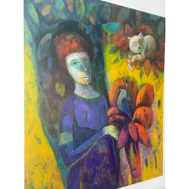 Mexican “Los Brillos”, Oil on Canvas, Joscha III Chavez (Signed) For Sale - Image 3 of 7
