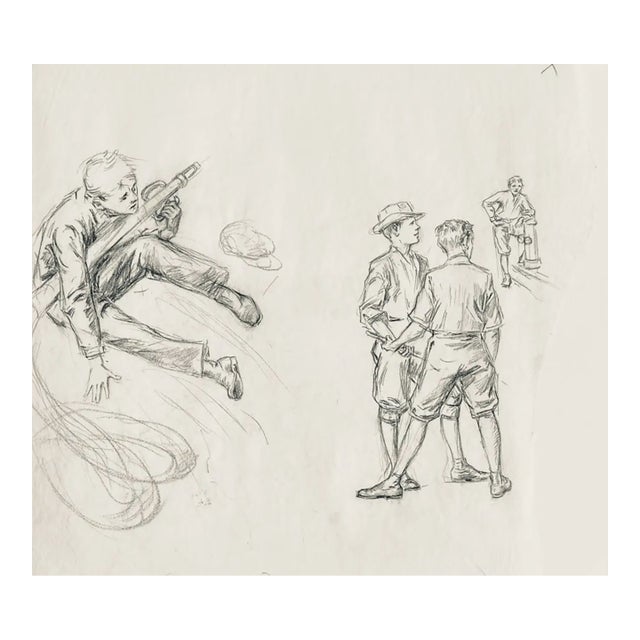 1890s George Tobin Figure Study of Boys For Sale