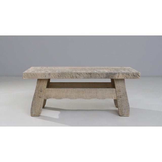French Provincial 20th Century French Oak Coffee Table For Sale - Image 3 of 18