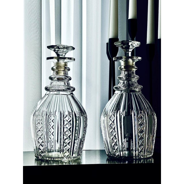 Victorian Cut Crystal Decanters, England, 1890, Set of 2 For Sale - Image 6 of 8