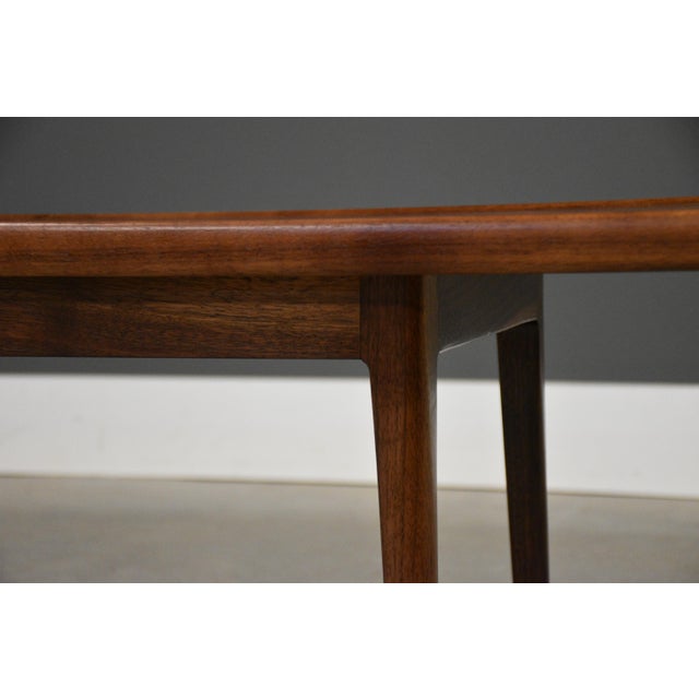 1960s Refinished Drexel Declaration Walnut 75” Coffee Table by Kipp Stewart For Sale - Image 10 of 10
