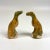 Yellow Set of 2 1980s Ceramic Yellow Greyhound Dog Figures Set A For Sale - Image 8 of 8
