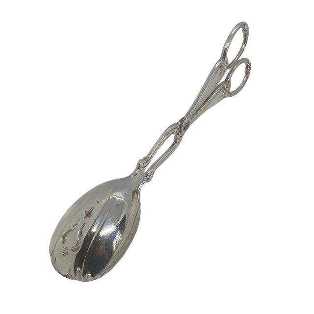 Late 20th Century Gorham Glossy Silver Plate Heritage OnePiece Salad