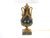 Italian 19th Century Green Marble and Gilt Bronze Louis XVI Style Urn-Form Lamps For Sale - Image 4 of 11