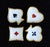 French Porcelain Playing Card Themed Ashtrays, Limoges, 1960s, Set of 4 For Sale - Image 12 of 12