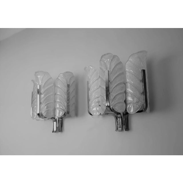 Wall Lamps by Carl Fagerlund for Orrefors, 1960s, Set of 2 For Sale - Image 6 of 8