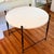 Hickory Chair Ionia Side Table With Round Stone Top For Sale In Washington DC - Image 6 of 11