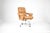 A French executive chair attributed to Raphaël Raffel for Apelbaum, dating to the 1970s. Upholstered in warm camel leather...