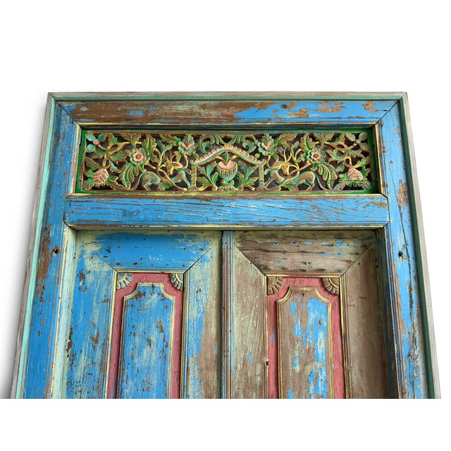 Indian Antique Madhura Balinese Door For Sale - Image 3 of 10