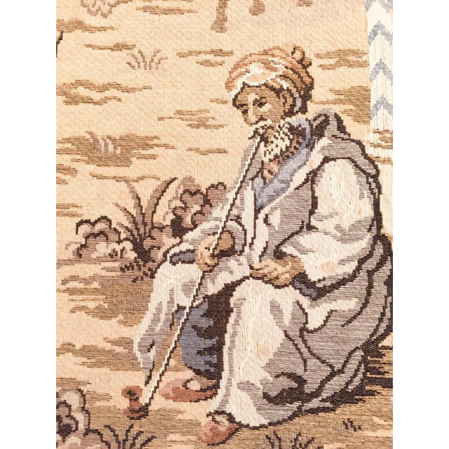 19th Century Moorish Architecture Scene Tapestry For Sale In Palm Springs - Image 6 of 12