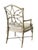 Late 20th Century Ferguson Copeland Pavillion Dining Chairs, Set of Six, Fretwork Rattan, Target Back, Vintage For Sale - Image 5 of 12