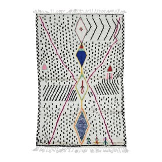 Modern Abstract Azilal Rug - 9.8 X 6.2 Ft For Sale