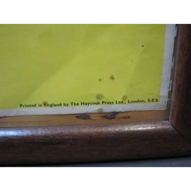 Wood Large English Hillman Car Print, Framed Under Glass For Sale - Image 7 of 11