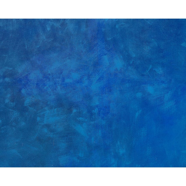 1970s Large 4x5 Vintage Abstract Painting on Canvas, 1978 For Sale - Image 5 of 8