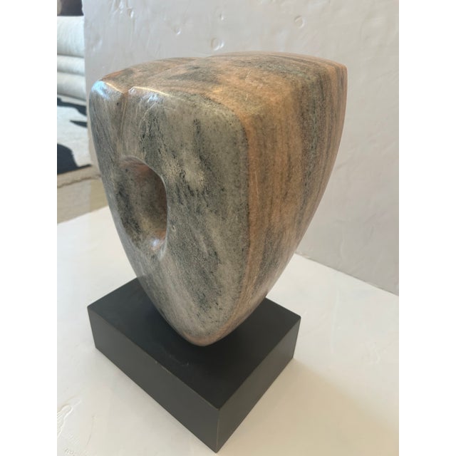Abstract Marble Tabletop Sculpture For Sale - Image 10 of 11