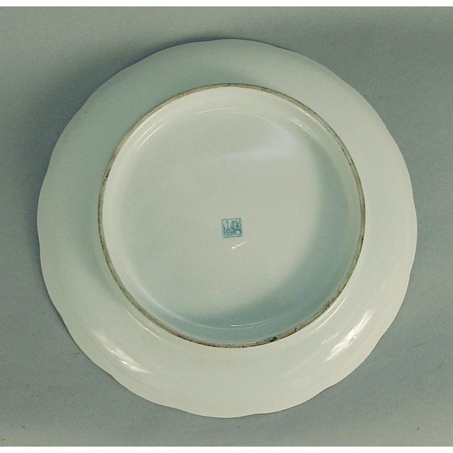 Chinese Chinese Porcelain Blue and White Charger/Plate, Scalloped Rim, Ca. 1900, Shanshui Style For Sale - Image 3 of 4