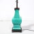 Turquoise Mid-Century Modernist Ceramic Turquoise Jade Table Lamps W/ Bronze Fittings For Sale - Image 8 of 11