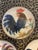 Late 20th Century Vintage Portuguese Low Relief Pottery Rooster Plates For Sale - Image 5 of 12