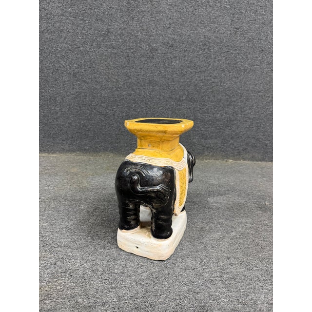 Elephant Garden Seat/Stool For Sale - Image 4 of 8