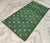 Forest Green Handmade Cotton Forest Green Diamond Runner, Green and White -2.5'x12' For Sale - Image 8 of 8
