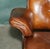Set of Brown Leather Lounge Armchair and Ottoman with Bentwood Frame from Artsome For Sale - Image 12 of 18