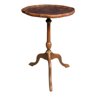 Antique Georgian Tripod Side Wine Table, 1900 For Sale