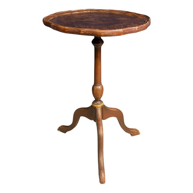 Antique Georgian Tripod Side Wine Table, 1900 For Sale