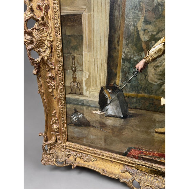 John Evans Eccles (British, 19th Century) "The Disappointed Lover" C. 1884 For Sale - Image 9 of 14