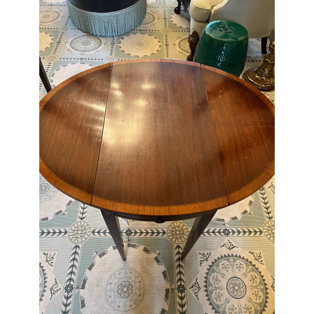 1940s Pair Charak Furniture Company Mississippi Pembroke Tables