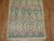 Shabby Chic 20th Century Turkish Runner with Pink and Green Accent Colors - 3'3" x 7' For Sale - Image 4 of 5