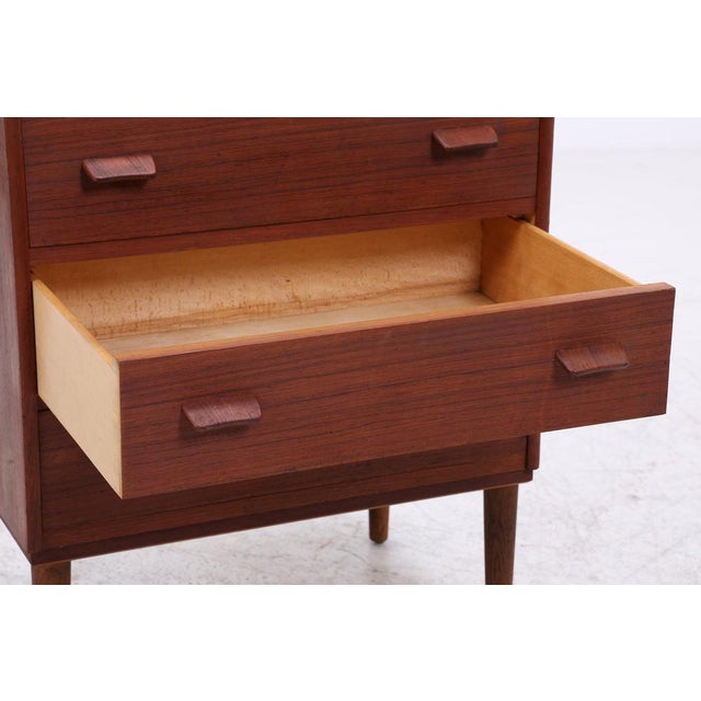Vintage Danish Teak Chest of Drawers by Carl Aage Skov for Munch Møbler, 1960s For Sale - Image 8 of 12