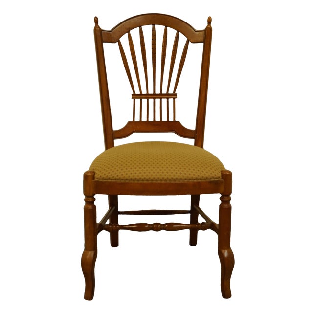 Ethan Allen Country French Wheat Back Chair Chairish