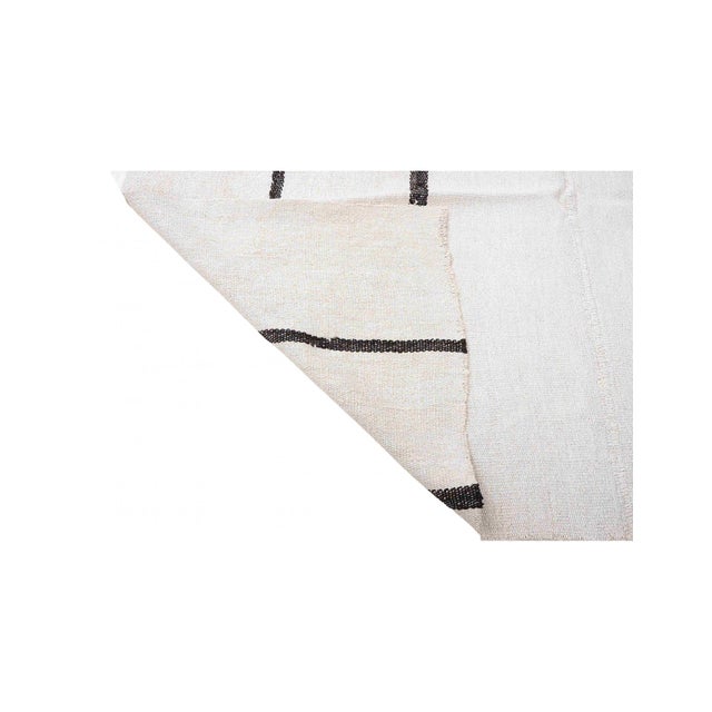 Vintage Striped Hemp Kilim Rug - 6`1" X 10`4" For Sale In Los Angeles - Image 6 of 6