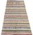 A beautiful vintage kilim, handwoven in central Turkey circa 1960 featuring a traditional, multicoloured banded design in...
