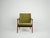 Vintage Teak and Green Velvet Fabric Armchair, 1960s For Sale - Image 4 of 10