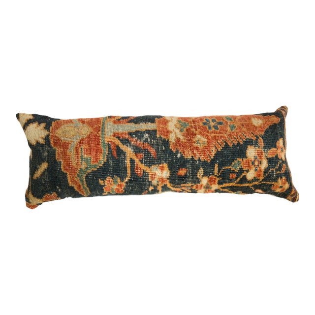 Antique Ziegler Mahal Rug Fragment Pillow For Sale