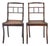 Rare Pair of 19th Century English Regency Mahogany Chairs -Attributed to Gallows, Original Hand Caning British West Indies Feel! For Sale