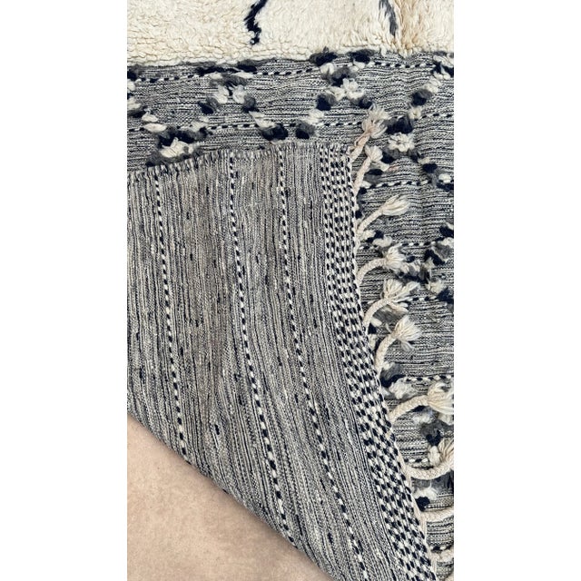 2020s Beni Ourain Rug - 7'6" X 10'5" Ft For Sale - Image 5 of 10