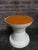 Modern Vintage Stool with Orange Seat, 1970s For Sale - Image 3 of 9