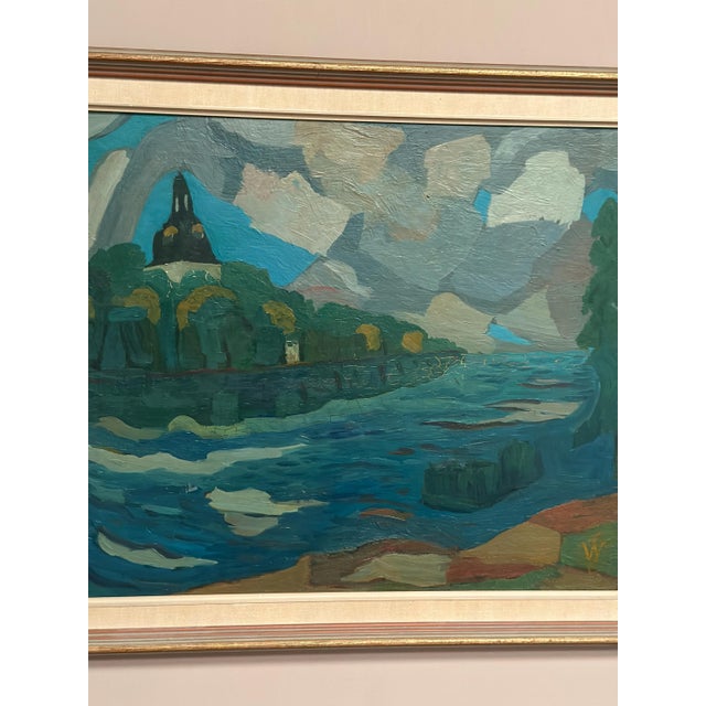 Sven Westman, Filipstad, 1960s, Oil on Panel, Framed For Sale - Image 12 of 18