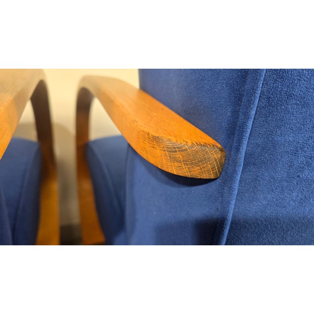 Lounge Chairs from Jindrich Halabala, 1940s, Set of 2 For Sale - Image 10 of 15