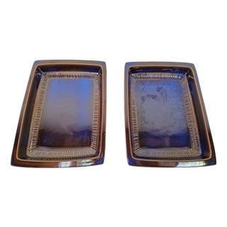 Vintage Swedish Oven Dish by Berit Ternell for Gefle, 1960, Set of 2 For Sale
