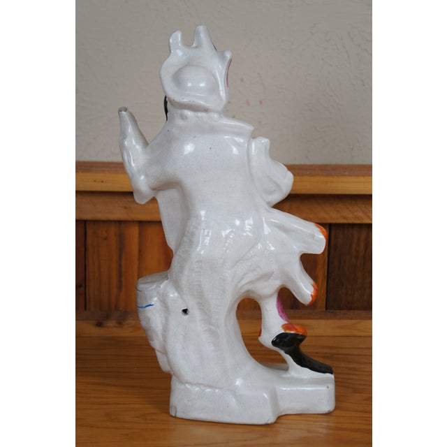 Mid 19th Century Antique Staffordshire Porcelain Will Watch the Bold Smuggler Figurine For Sale - Image 5 of 11