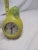 Interesting desk or table clock by Howard Miller. Battery operated clock in the shape of a Bartlett pear. The body is...
