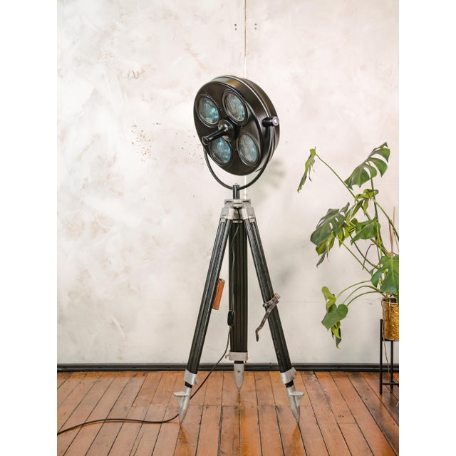 Vintage Four-Lens Floor Lamp from Hanau, 1960s For Sale - Image 11 of 18